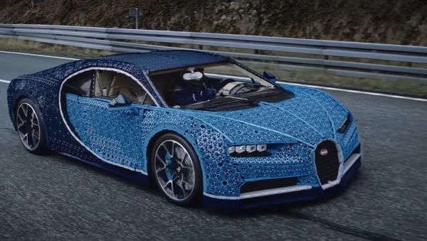 The Amazing Life-size LEGO Technic Bugatti Chiron that DRIVES! - Sputnik International