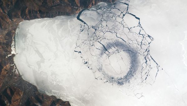 A view of Lake Baikal from space. - Sputnik International