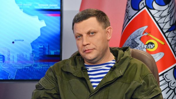 Alexander Zakharchenko, the head the self-proclaimed Donetsk People's Republic (DPR). Alexander Zakharchenko, the head the self-proclaimed Donetsk People's Republic (DPR). - Sputnik International
