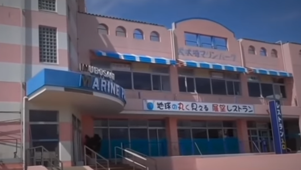 Entrance of shuttered Inubosaki Marine Park Aquarium in Japan’s Chiba Prefecture - Sputnik International