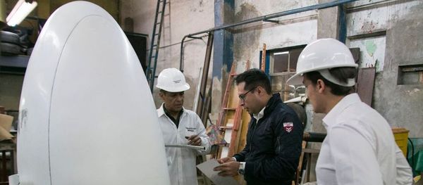 Taller en México donde se confeccionó el prototipo de la cápsula antisísmica K107 Taller en México donde se confeccionó el prototipo de la cápsula antisísmica K107 - Sputnik International