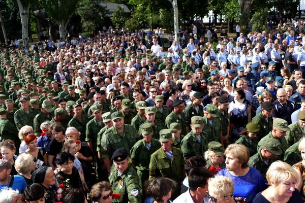 Alexander Zakharchenko memorial service. 2018 Alexander Zakharchenko memorial service. 2018 - Sputnik International