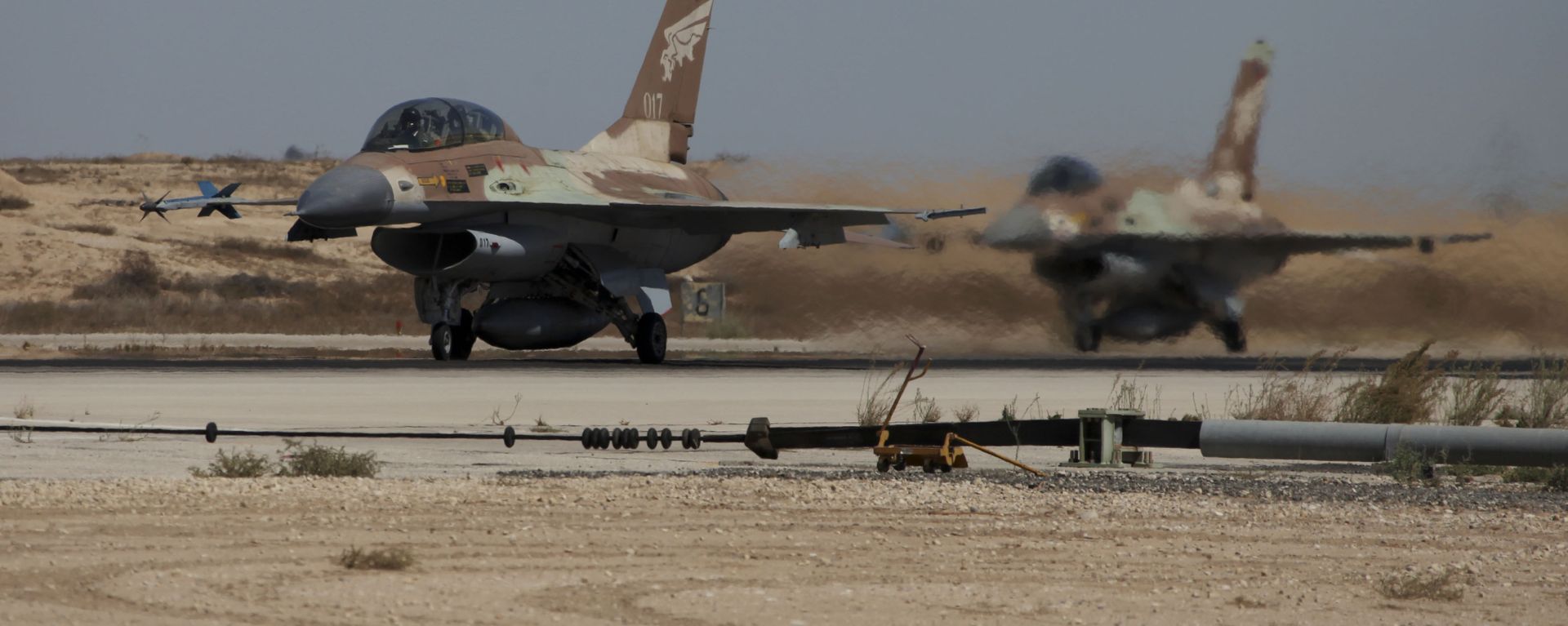 Israeli F-16a warplanes take off at the Nevatim air force base (File) Israeli F-16a warplanes take off at the Nevatim air force base (File) - Sputnik International, 1920, 16.02.2021