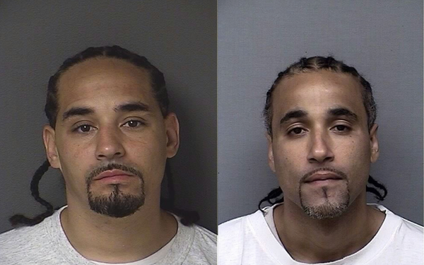 Wrongly imprisoned Mr Jones (right) and real criminal Ricky Amos (left)  - Sputnik International