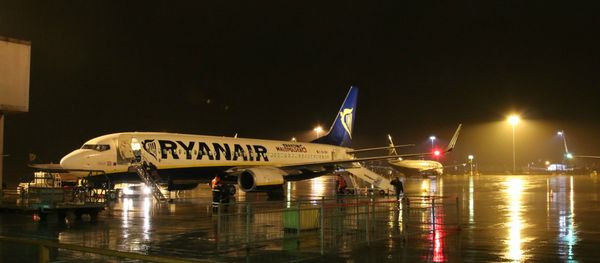 Ryanair airplane at Stansted airport, London Ryanair airplane at Stansted airport, London - Sputnik International