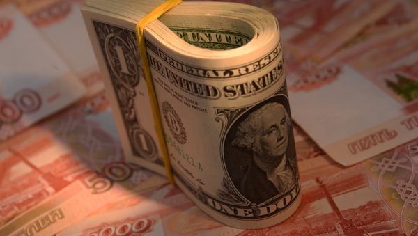 Russian and US banknotes Russian and US banknotes - Sputnik International