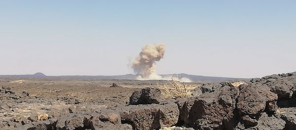 مدفعية الجيش السوري تزلزل داعش في كيلومتراته الأخيرة ببادية السويداء مدفعية الجيش السوري تزلزل داعش في كيلومتراته الأخيرة ببادية السويداء - Sputnik International