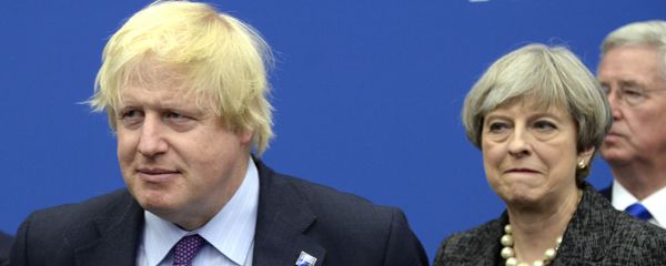 In this Thursday, May 25, 2017 file photo British Foreign Secretary Boris Johnson, left, and Britain's Prime Minister Theresa May arrive for a meeting during the NATO summit of heads of state and government, at the NATO headquarters, in Brussels. British ex-Foreign Secretary Boris Johnson has slammed Prime Minister Theresa May's Brexit policy, a move likely to fuel speculation that he is seeking to oust her. Johnson wrote in the Daily Telegraph on Monday Sept. 3, 2018 that May's so-called Chequers plan for continued ties with the European Union after Brexit will leave Britain in a weakened position In this Thursday, May 25, 2017 file photo British Foreign Secretary Boris Johnson, left, and Britain's Prime Minister Theresa May arrive for a meeting during the NATO summit of heads of state and government, at the NATO headquarters, in Brussels. British ex-Foreign Secretary Boris Johnson has slammed Prime Minister Theresa May's Brexit policy, a move likely to fuel speculation that he is seeking to oust her. Johnson wrote in the Daily Telegraph on Monday Sept. 3, 2018 that May's so-called Chequers plan for continued ties with the European Union after Brexit will leave Britain in a weakened position - Sputnik International