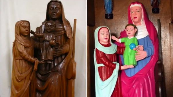 Another chapel in Spain sees botched restoration of centuries-old sculptures - Sputnik International