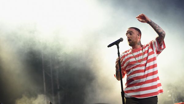 (FILES) In this file photo US rapper Mac Miller performs on Camp Stage during day 1 of Camp Flog Gnaw Carnival 2017 at Exposition Park on October 28, 2017 in Los Angeles, - Sputnik International