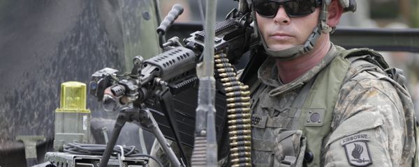 A US soldier takes part in an exercise called Saber Junction at the military area in Hohenfels near Regensburg, southern Germany A US soldier takes part in an exercise called Saber Junction at the military area in Hohenfels near Regensburg, southern Germany - Sputnik International