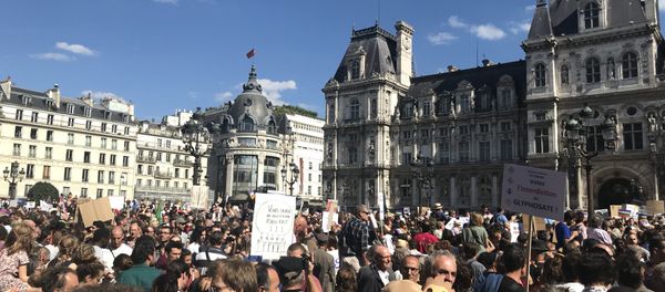 La marche mondiale pour le climat a lieu à Paris La marche mondiale pour le climat a lieu à Paris - Sputnik International