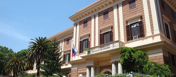 The building of Embassy of the Russian Federation in Italy - Sputnik International