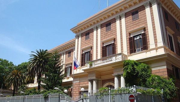 The building of Embassy of the Russian Federation in Italy - Sputnik International