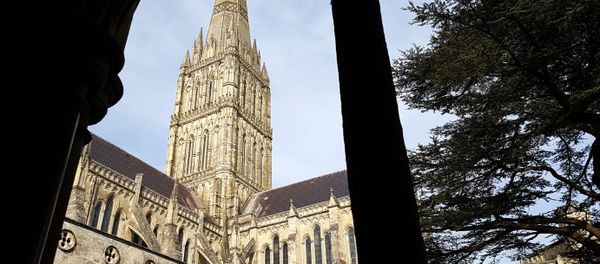 The view of Salisbury cathedral The view of Salisbury cathedral - Sputnik International
