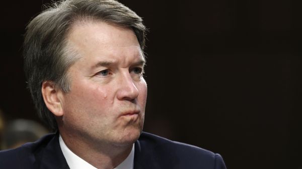 President Donald Trump's Supreme Court nominee, Brett Kavanaugh, listens to a question during the third round of questioning on the third day of his Senate Judiciary Committee confirmation hearing, Thursday, Sept. 6, 2018, on Capitol Hill in Washington, to replace retired Justice Anthony Kennedy. - Sputnik International