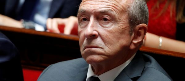 French Interior Minister Gerard Collomb listens to questions to the government session at the National Assembly in Paris, France, September 12, 2018 - Sputnik International