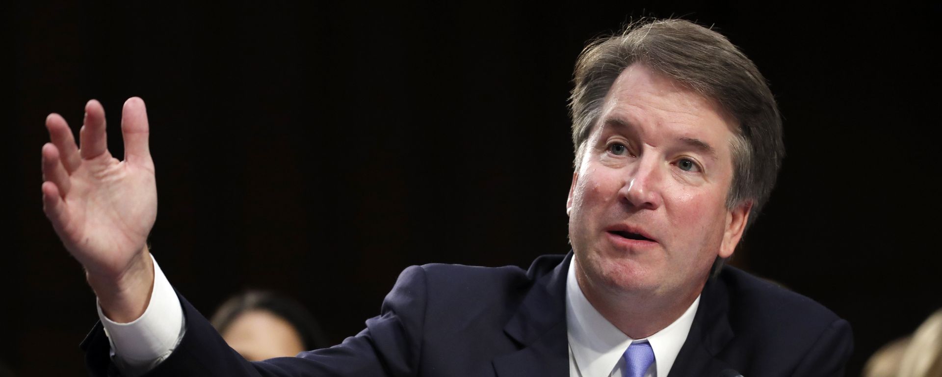President Donald Trump's Supreme Court nominee Brett Kavanaugh testifies before the Senate Judiciary Committee on Capitol Hill in Washington, Thursday, Sept. 6, 2018, for the third day of his confirmation hearing to replace retired Justice Anthony Kennedy - Sputnik International, 1920, 08.06.2022