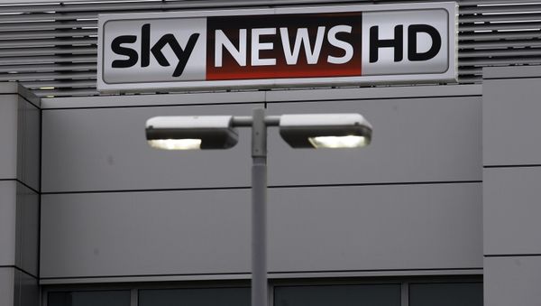 A Sky logo is seen outside the Sky headquarters building in west London (File) A Sky logo is seen outside the Sky headquarters building in west London (File) - Sputnik International