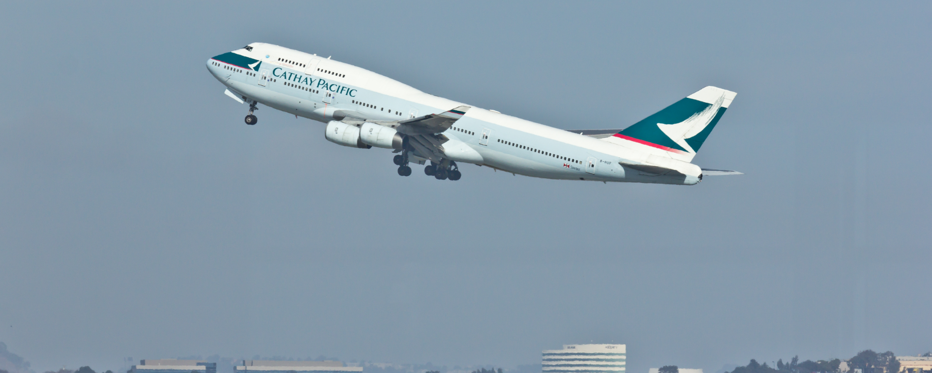 Cathay Pacific - B-HUF - Boeing 747-400 - San Francisco International Airport Cathay Pacific - B-HUF - Boeing 747-400 - San Francisco International Airport - Sputnik International, 1920, 29.12.2022