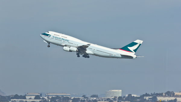 Cathay Pacific - B-HUF - Boeing 747-400 - San Francisco International Airport - Sputnik International