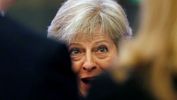 Britain's Prime Minister Theresa May attends the National Housing Summit in London, September 19, 2018 - Sputnik International