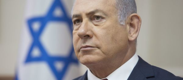 Israeli Prime Minister Benjamin Netanyahu attends the weekly cabinet meeting at the Prime Minister's office in Jerusalem Sunday, Sept. 16, 2018 Israeli Prime Minister Benjamin Netanyahu attends the weekly cabinet meeting at the Prime Minister's office in Jerusalem Sunday, Sept. 16, 2018 - Sputnik International