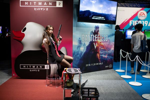 Bond Girl Tokyo Game Show - Sputnik International