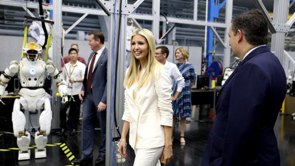 White House Senior Advisor Ivanka Trump and U.S. Senator Ted Cruz (R-TX) tour the Johnson Space Center in Houston, Texas, U.S., September 20, 2018. White House Senior Advisor Ivanka Trump and U.S. Senator Ted Cruz (R-TX) tour the Johnson Space Center in Houston, Texas, U.S., September 20, 2018. - Sputnik International