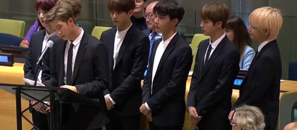 K-Pop boy band BTS addresses UNGA K-Pop boy band BTS addresses UNGA - Sputnik International
