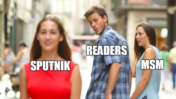 Distracted Boyfriend Meme - Sputnik International