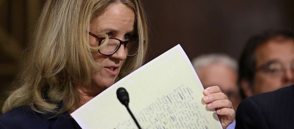 Christine Blasey Ford testifies before the Senate Judiciary Committee in the Dirksen Senate Office Building on Capitol Hill in Washington - Sputnik International