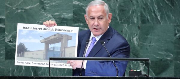 Israeli Prime Minister Benjamin Netanyahu addresses the 73rd session of the United Nations General Assembly at U.N. headquarters in New York Israeli Prime Minister Benjamin Netanyahu addresses the 73rd session of the United Nations General Assembly at U.N. headquarters in New York - Sputnik International