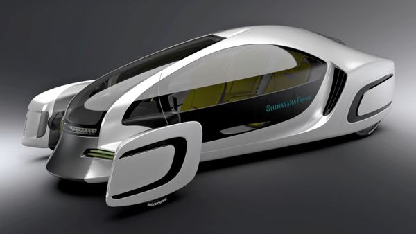 An artist's rendering of a prototype car made using high-performance polymer materials An artist's rendering of a prototype car made using high-performance polymer materials - Sputnik International
