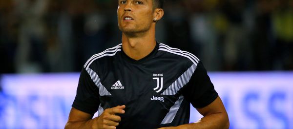 Soccer Football - Serie A - Frosinone v Juventus - Stadio Benito Stirpe, Frosinone, Italy - September 23, 2018 Juventus' Cristiano Ronaldo during the warm up before the match - Sputnik International