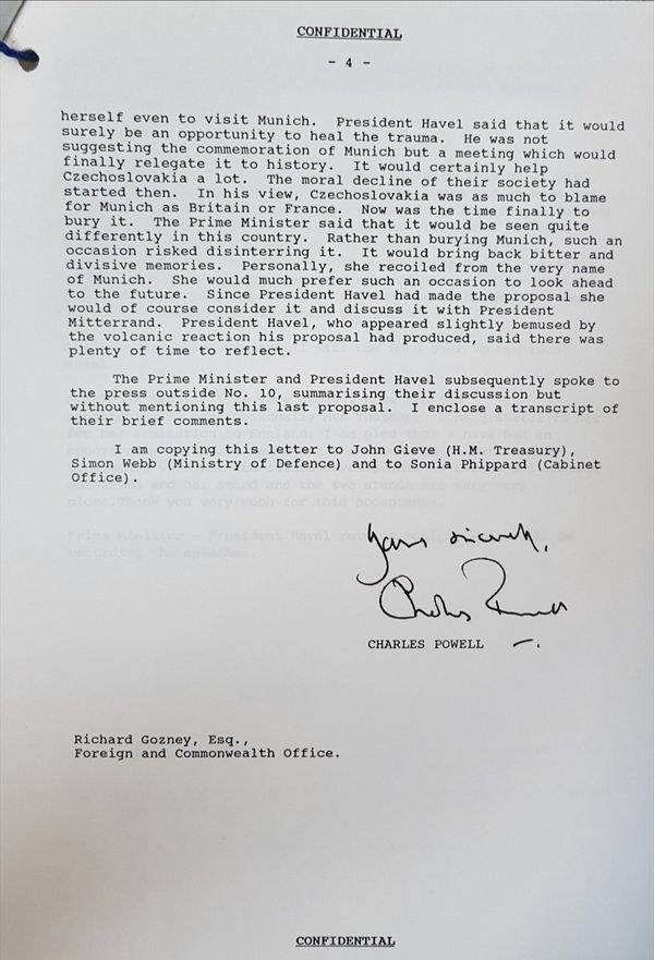 Transcript of a Thatcher-Havel conversation. Transcript of a Thatcher-Havel conversation. - Sputnik International