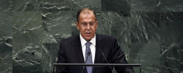 Russia's Foreign Minister Sergey Lavrov addresses the 73rd session of the United Nations General Assembly, at U.N. headquarters, Friday, Sept. 28, 2018 - Sputnik International
