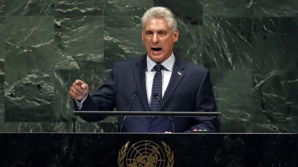 Cuba's President of the Council of Ministers Miguel Díaz-Canel Bermudez addresses the 73rd session of the United Nations General Assembly, at U.N. headquarters, Wednesday, Sept. 26, 2018. - Sputnik International