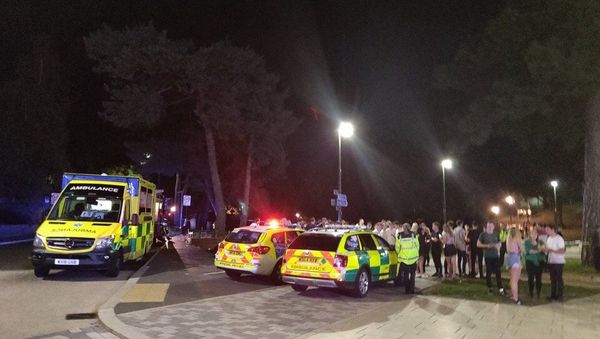 Ambulance and police were in attendance in the area after a suspected tear gas attack occured in the nightclub Cameo in Bournemouth in the early hours of Saturday, 29 Sept. - Sputnik International
