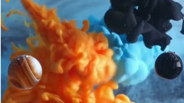 Ink Shot Into Pools of Water - Sputnik International