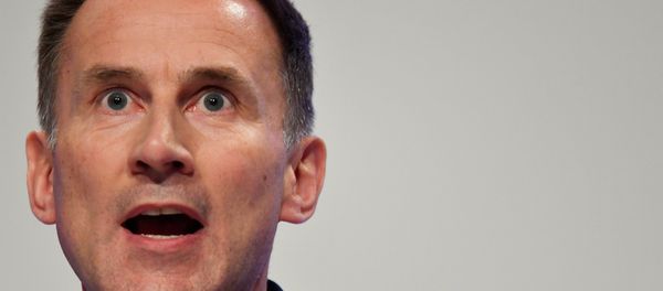 Britain's Foreign Secretary Jeremy Hunt addresses the Conservative Party Conference in Birmingham, Britain September 30, 2018 Britain's Foreign Secretary Jeremy Hunt addresses the Conservative Party Conference in Birmingham, Britain September 30, 2018 - Sputnik International