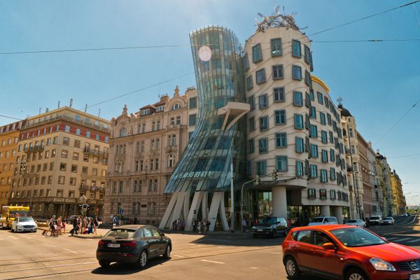 World Architecture Day: Dancing House and Violin Building Spark Amazement World Architecture Day: Dancing House and Violin Building Spark Amazement - Sputnik International
