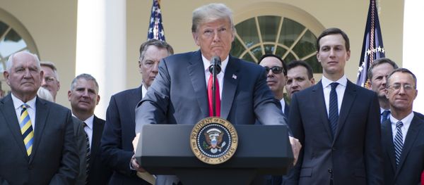 US President Donald Trump speaks from the Rose Garden of the White House in Washington, DC, on October 1, 2018. US President Donald Trump speaks from the Rose Garden of the White House in Washington, DC, on October 1, 2018. - Sputnik International