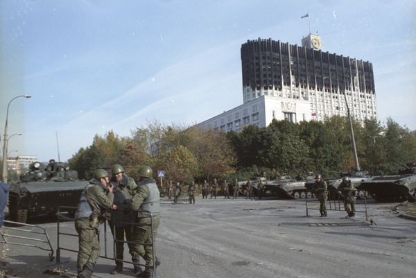 The Government House after an attack - Sputnik International