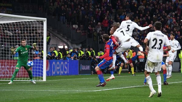Soccer. Champions League. A match of CSKA - Real Madrid - Sputnik International