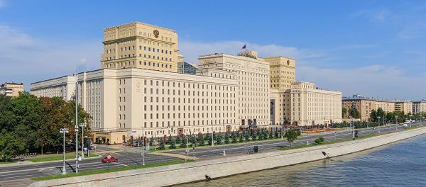 Building of Russian Ministry of Defence at Frunzenskaya Embankment. Moscow, Russia. - Sputnik International