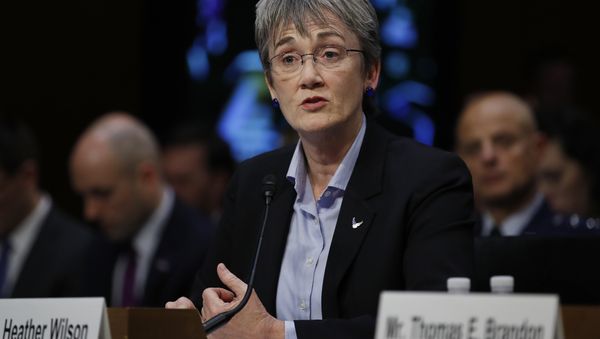Air Force Secretary Heather Wilson testifies during a Senate Judiciary Committee hearing on Capitol Hill in Washington, Wednesday, Dec. 6, 2017 - Sputnik International