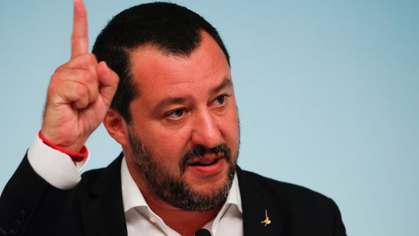 Italy's Deputy Prime Minister Matteo Salvini. File photo - Sputnik International