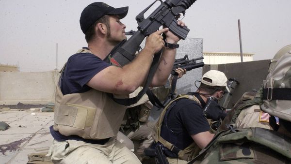 Plainclothes contractors working for Blackwater USA (File) - Sputnik International
