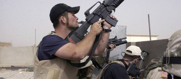 Plainclothes contractors working for Blackwater (File) - Sputnik International
